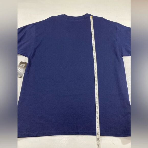 UNC Tar Heels T-Shirt 2XL Blue Russell North Carolina Collegiate Graphic Tee - Picture 9 of 9